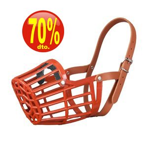 BOZAL PLASTICO CESTA MARRON Nº7  